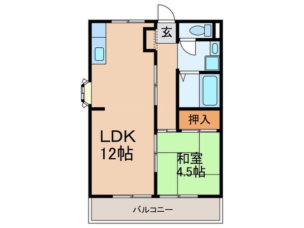 クリアポ－ト福本の物件間取画像